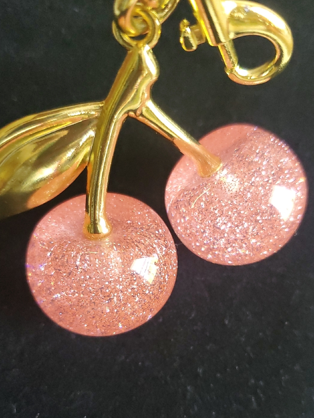Large Cherry Bag Charm/Keychain - Picture 5 of 7